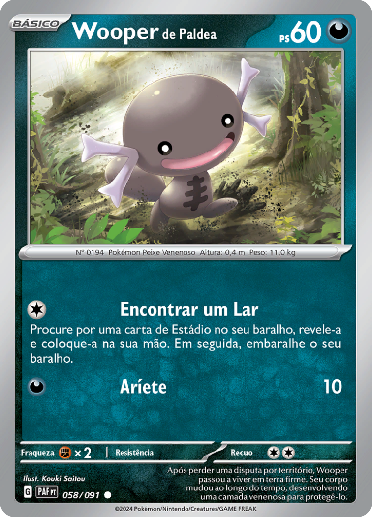 Wooper de Paldea - Pokémon TCG - MoxLand