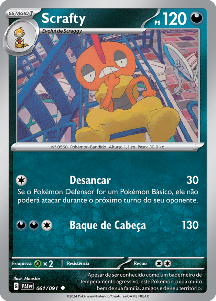 Scrafty - Pokémon TCG - MoxLand