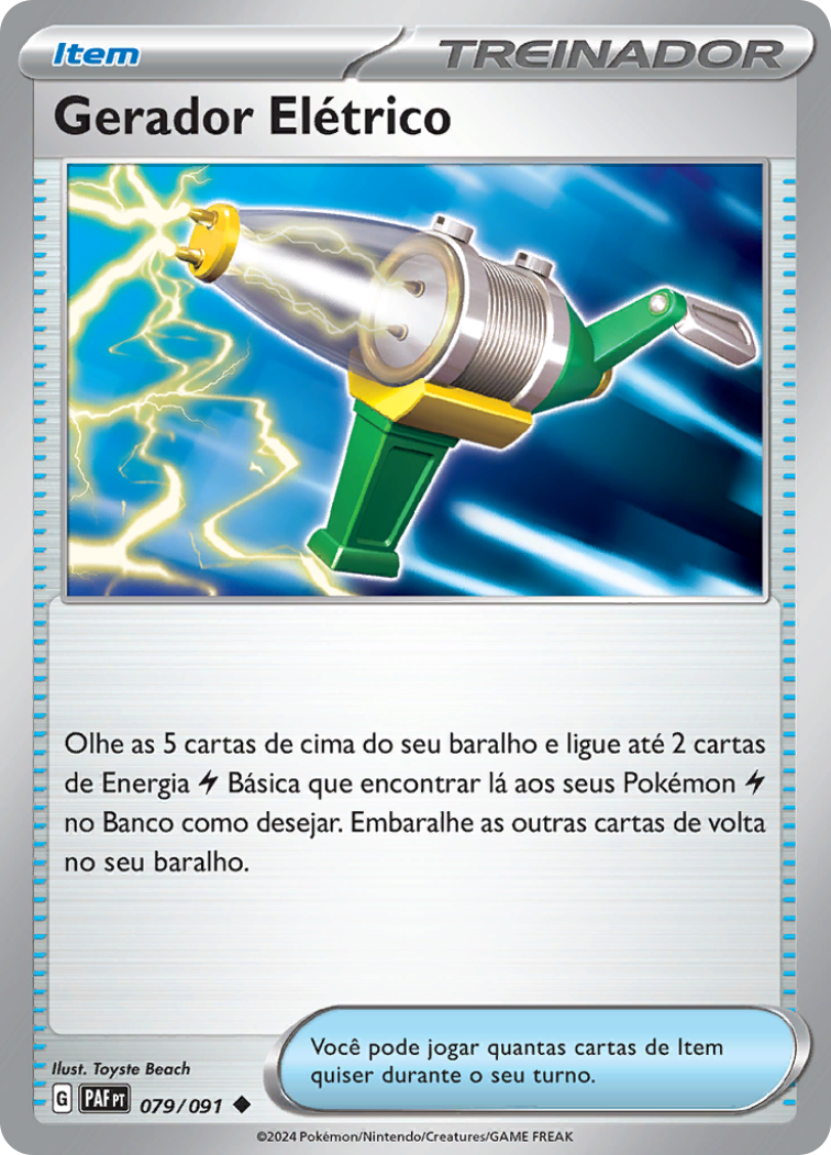 Gerador Elétrico - Pokémon TCG - MoxLand