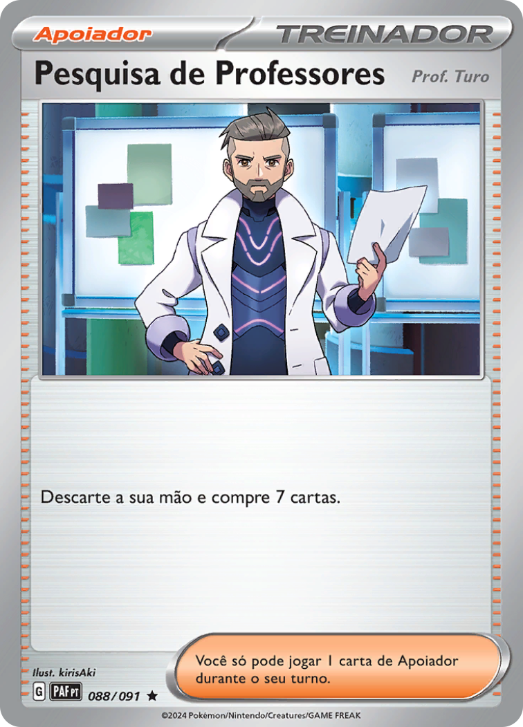 Pesquisa de Professores - Pokémon TCG - MoxLand