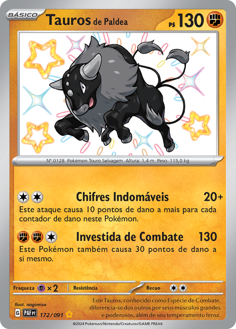 Tauros de Paldea - Pokémon TCG - MoxLand