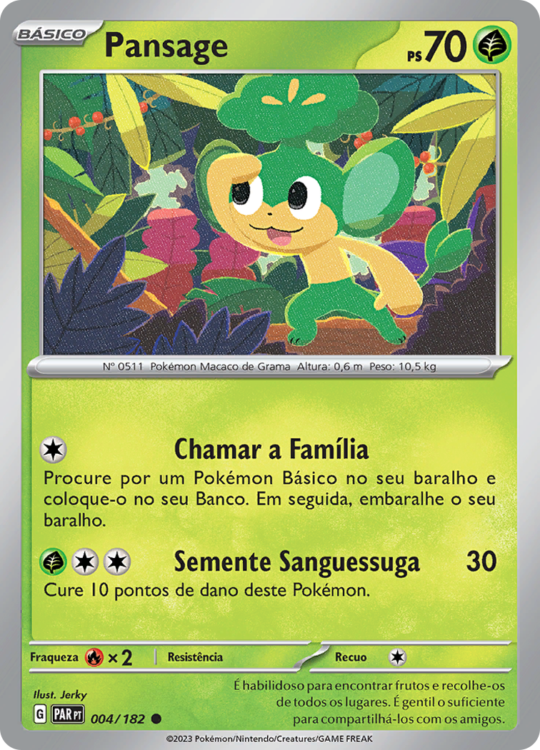 Pansage - Pokémon TCG - MoxLand