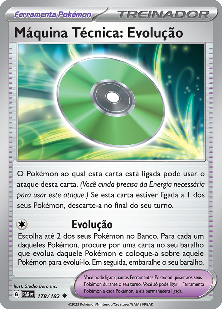 Máquina Técnica: Evolução - Pokémon TCG - MoxLand