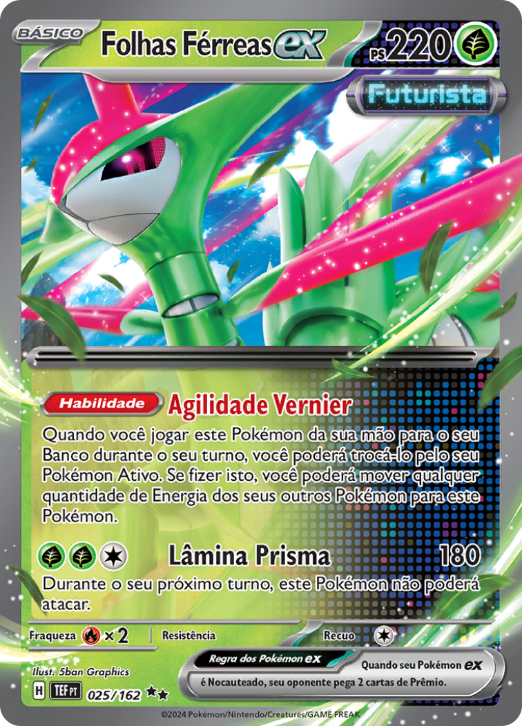 Folhas Férrreas ex - Pokémon TCG - MoxLand