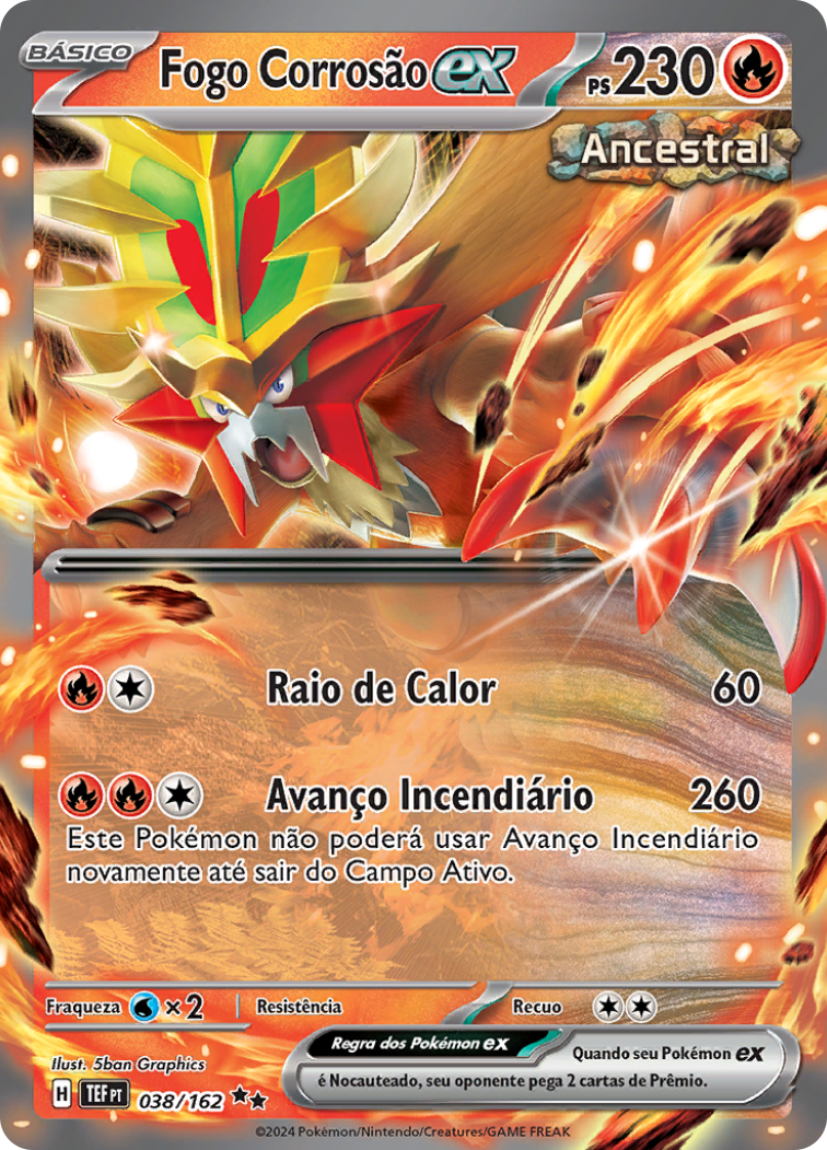 Fogo Corrosão ex - Pokémon TCG - MoxLand