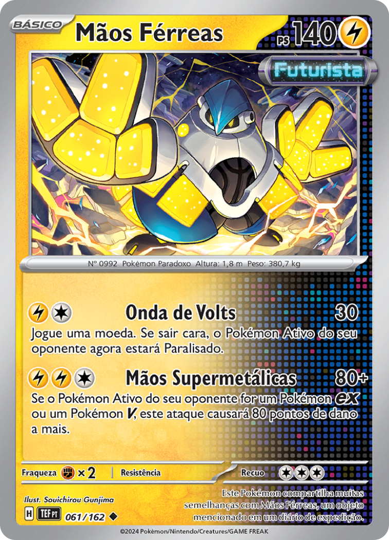 Mãos Férreas - Pokémon TCG - MoxLand