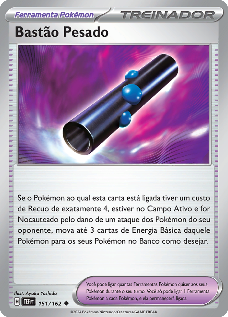 Bastão Pesado - Pokémon TCG - MoxLand