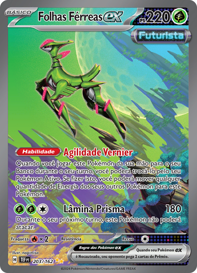 Folhas Férrreas ex - Pokémon TCG - MoxLand