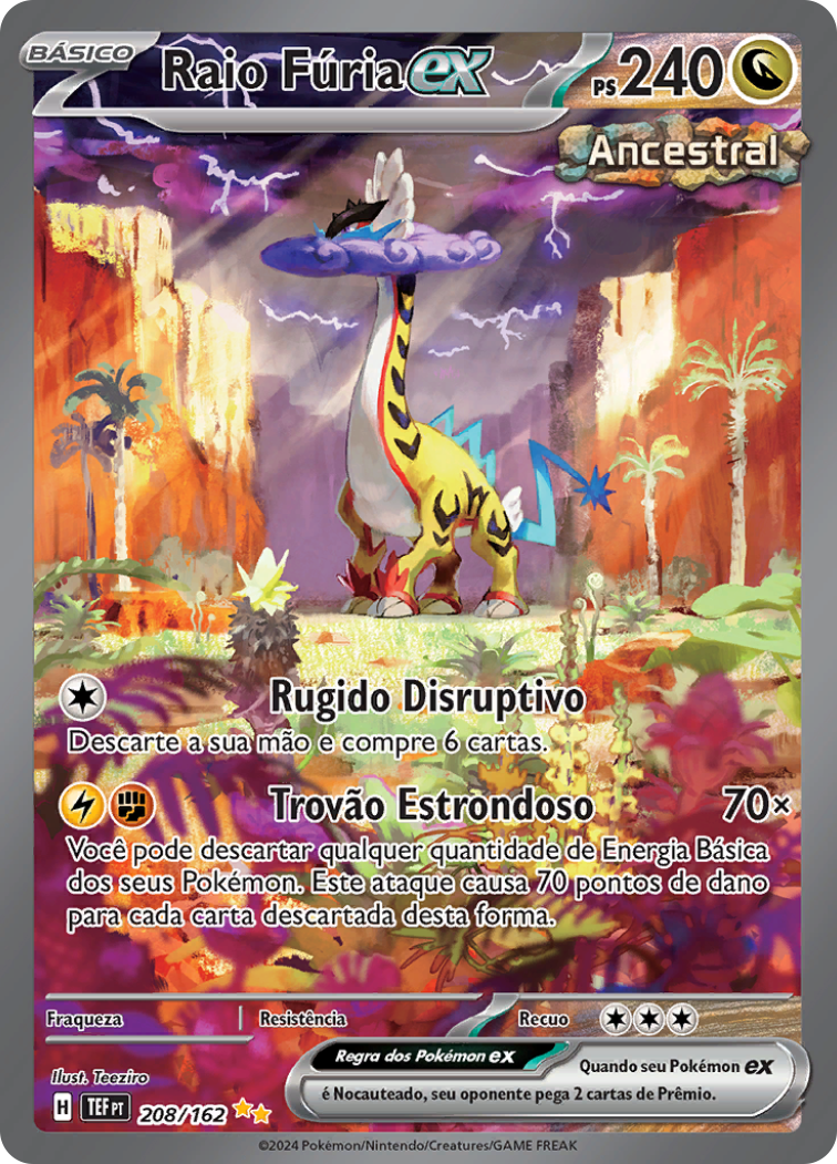 Raio Fúria ex - Pokémon TCG - MoxLand