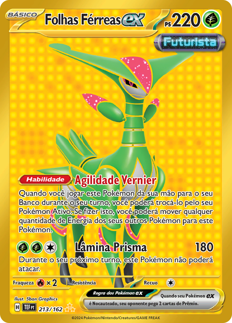 Folhas Férrreas ex - Pokémon TCG - MoxLand