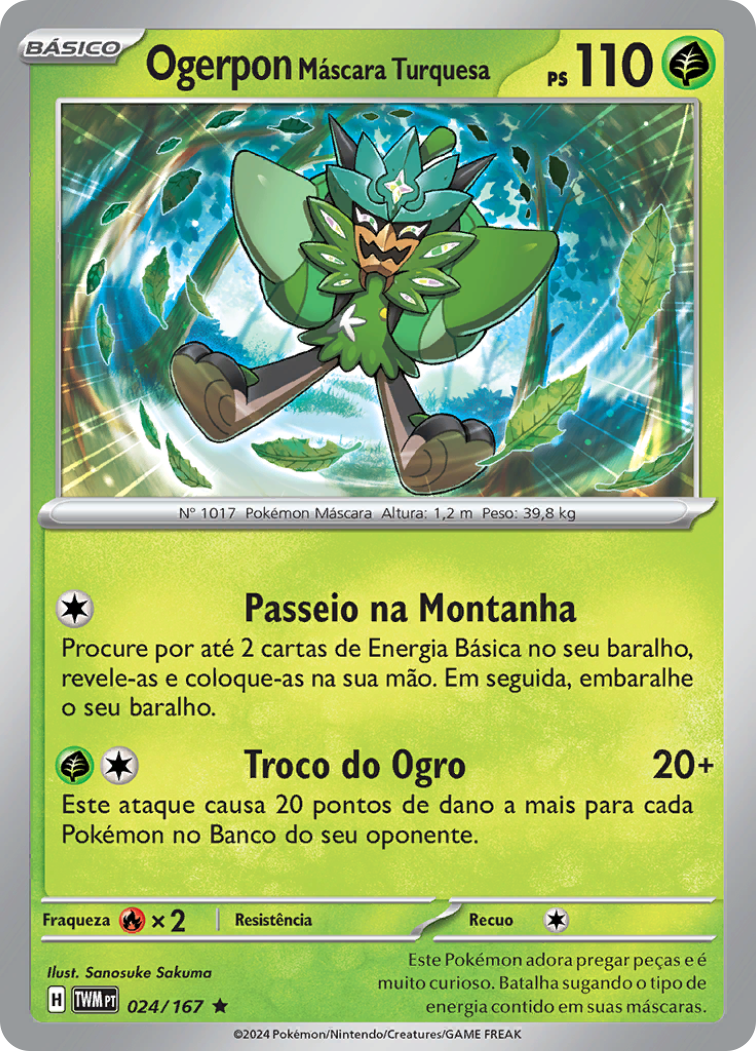 Ogerpon Máscara Turquesa - Pokémon TCG - MoxLand