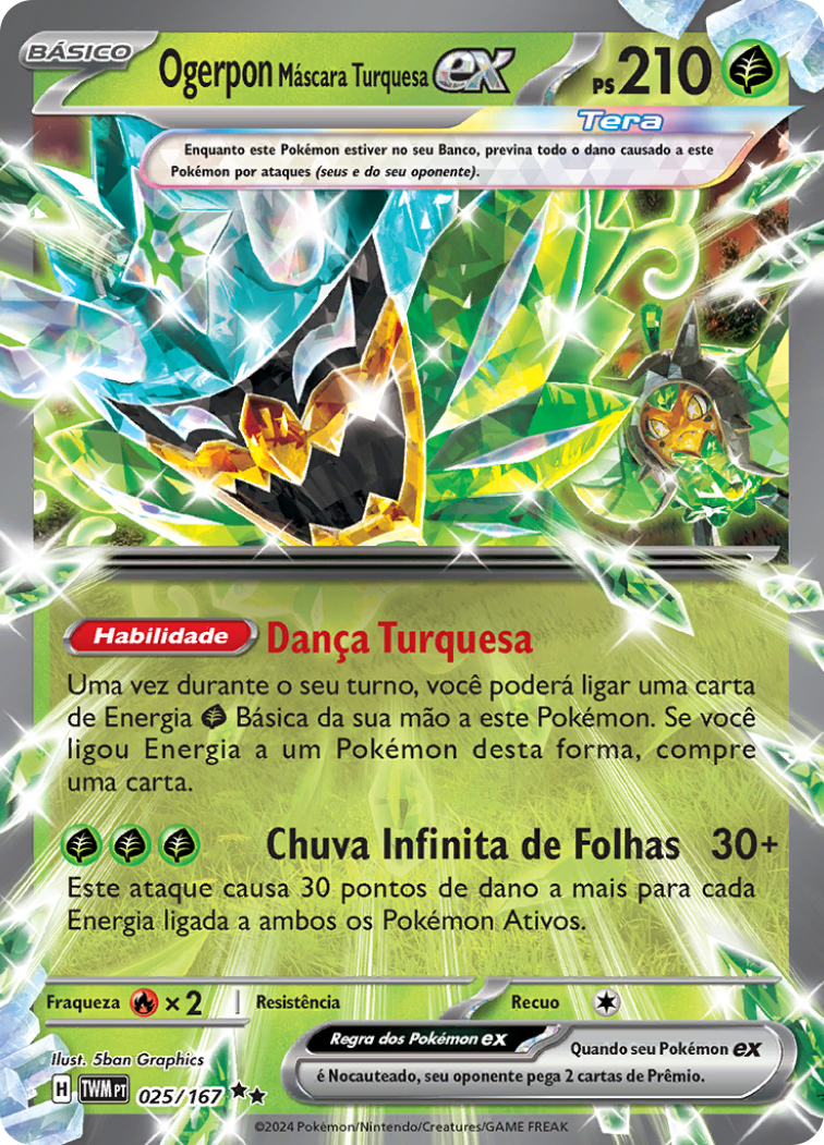 Ogerpon Máscara Turquesa ex - Pokémon TCG - MoxLand