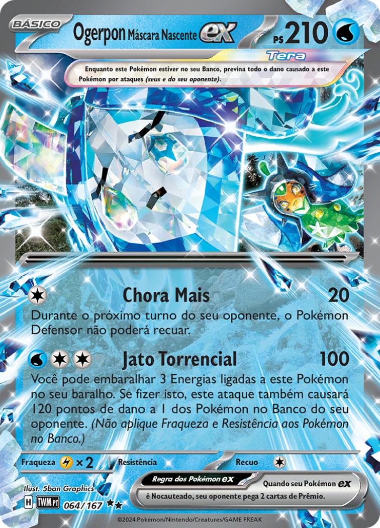 Ogerpon Máscara Nascente ex - Pokémon TCG - MoxLand