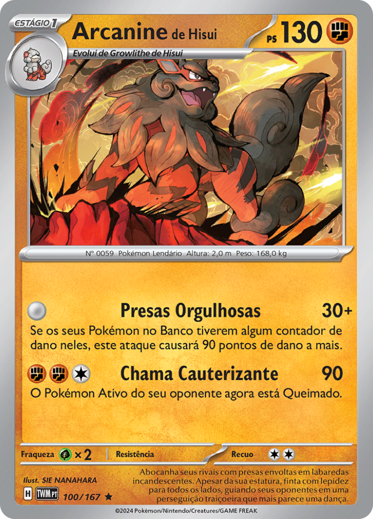 Arcanine de Hisui - Pokémon TCG - MoxLand