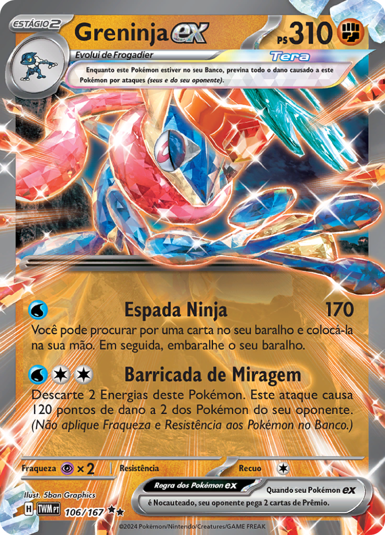 Greninja ex - Pokémon TCG - MoxLand