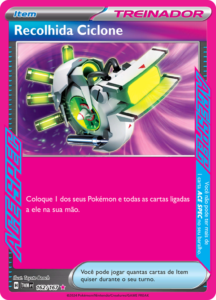 Recolhida Ciclone - Pokémon TCG - MoxLand