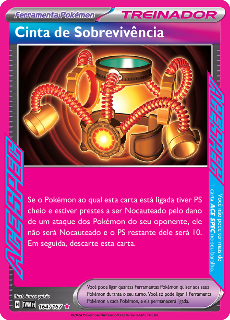 Cinta de Sobrevivência - Pokémon TCG - MoxLand