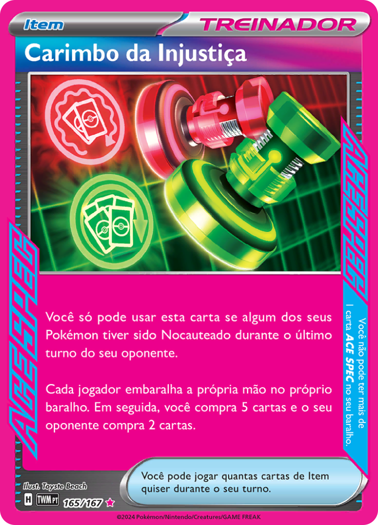 Carimbo da Injustica - Pokémon TCG - MoxLand