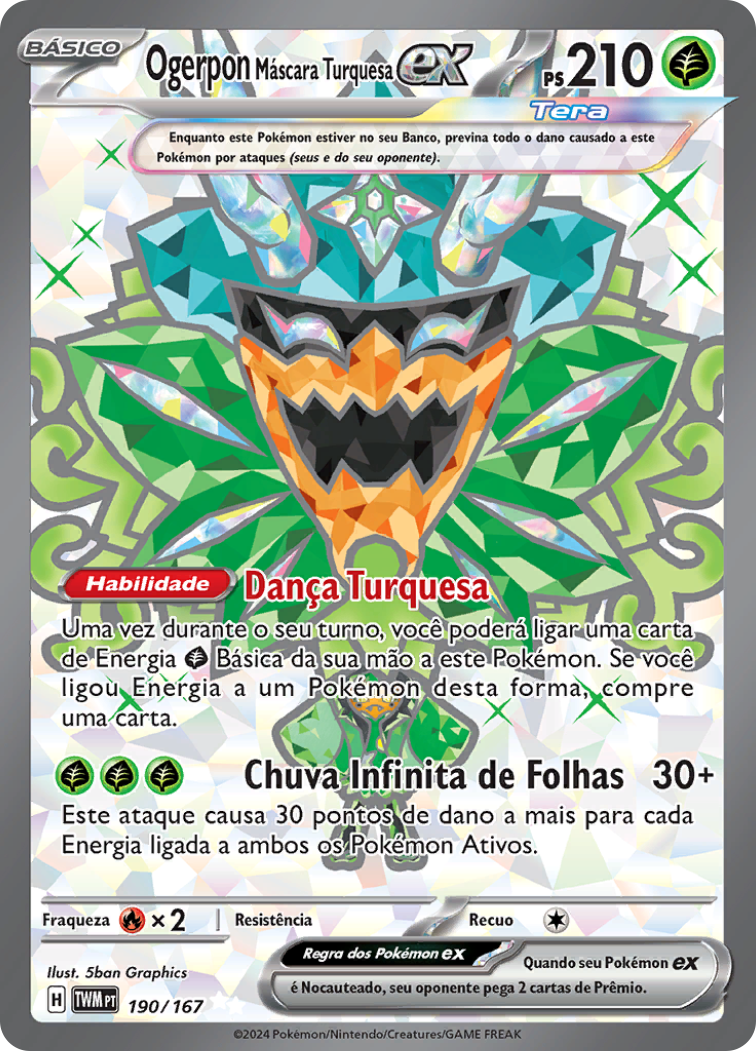 Ogerpon Máscara Turquesa ex - Pokémon TCG - MoxLand