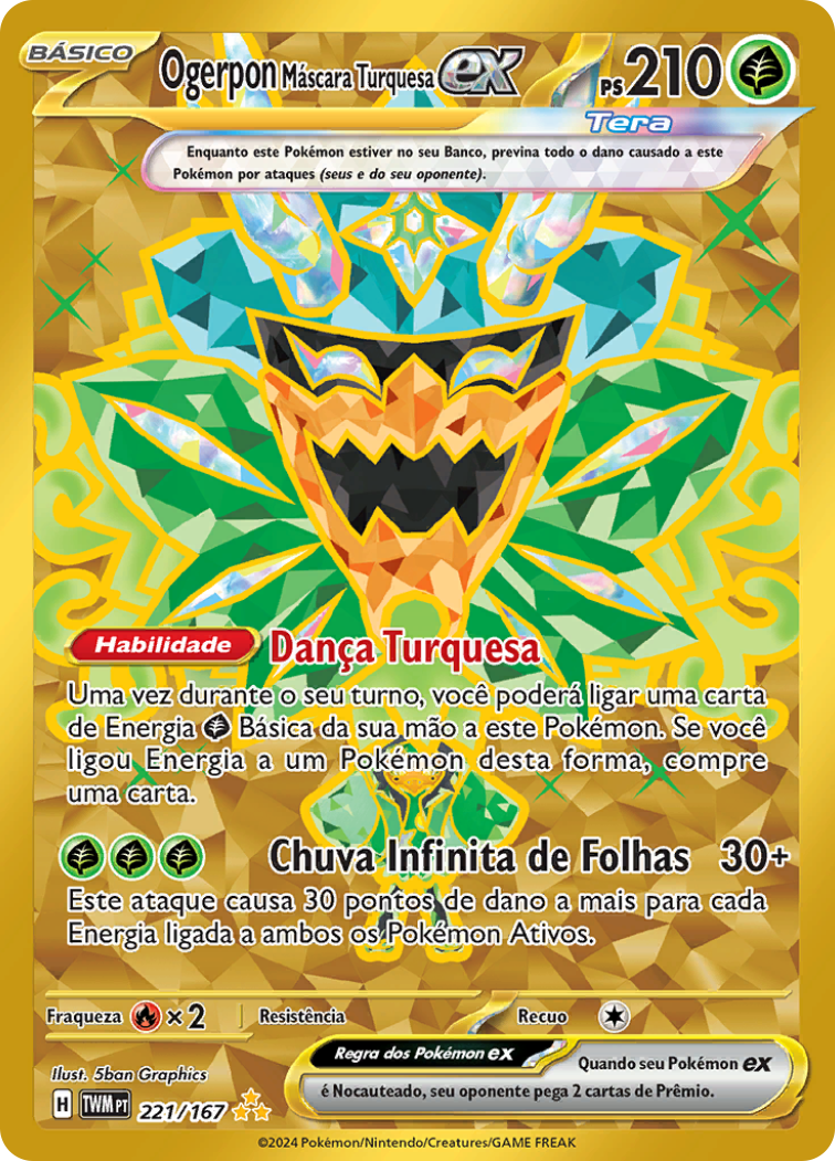 Ogerpon Máscara Turquesa ex - Pokémon TCG - MoxLand