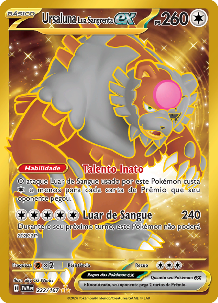 Ursaluna Lua Sangrenta ex - Pokémon TCG - MoxLand