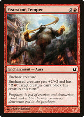 Temperamento Medonho / Fearsome Temper - Magic: The Gathering - MoxLand