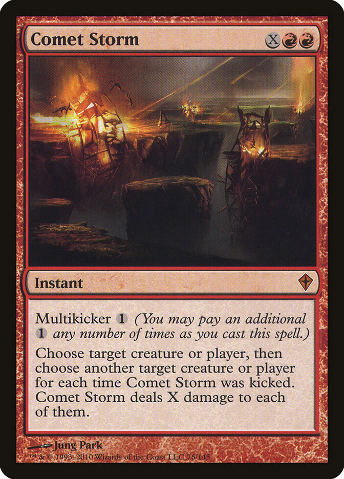 Tempestade de Cometas / Comet Storm - Magic: The Gathering - MoxLand