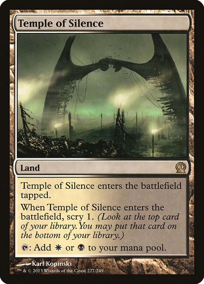 Templo do Silêncio / Temple of Silence - Magic: The Gathering - MoxLand