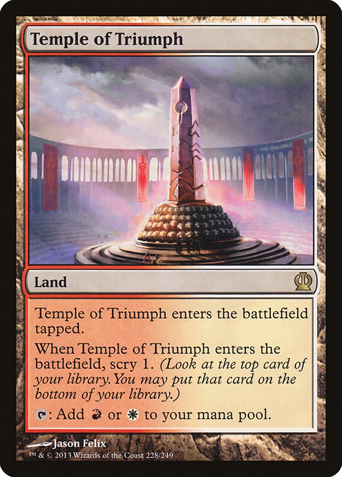Templo do Triunfo / Temple of Triumph - Magic: The Gathering - MoxLand