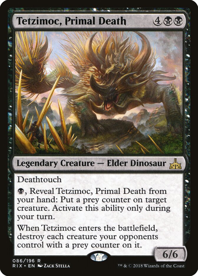 Tetzimoc, Morte Primordial / Tetzimoc, Primal Death - Magic: The Gathering - MoxLand