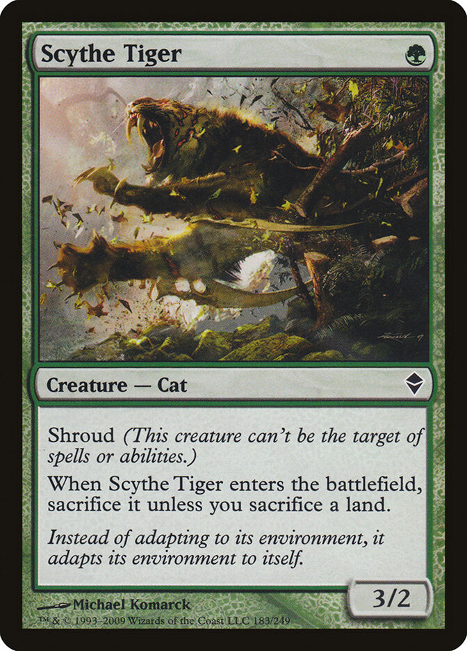 Tigre de Foice / Scythe Tiger - Magic: The Gathering - MoxLand