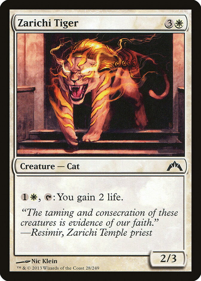Tigre Zarichiano / Zarichi Tiger - Magic: The Gathering - MoxLand