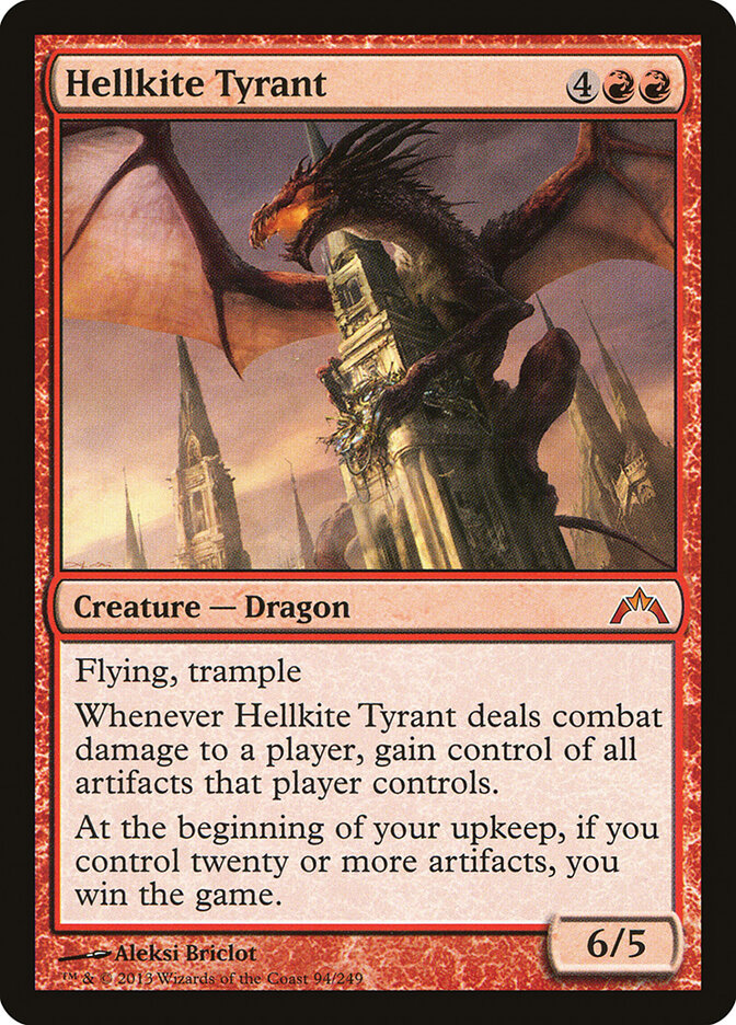 Tirano Dragão Avérneo / Hellkite Tyrant - Magic: The Gathering - MoxLand