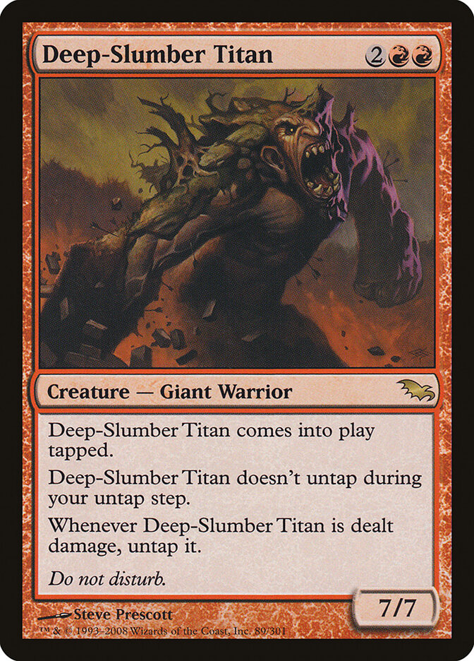 Titã Sono-Profundo / Deep-Slumber Titan - Magic: The Gathering - MoxLand