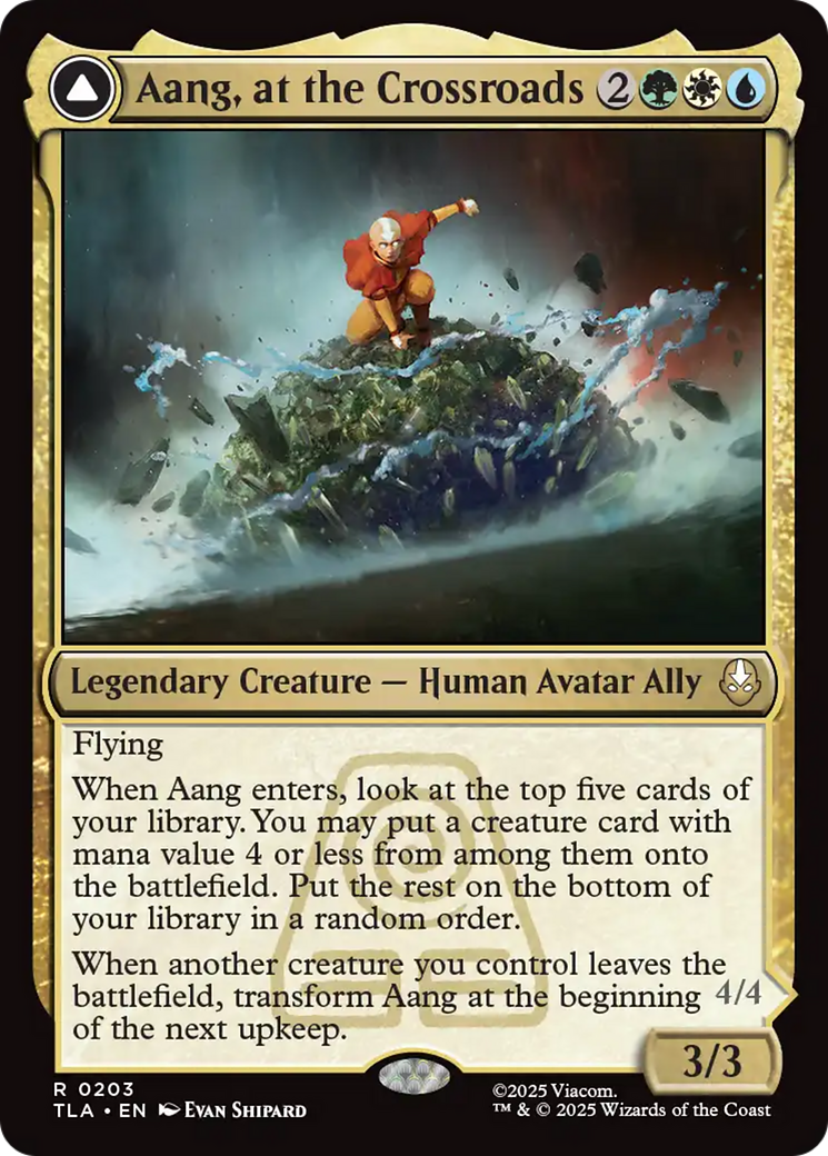 Aang na Encruzilhada / Aang, at the Crossroads - Magic: The Gathering - MoxLand