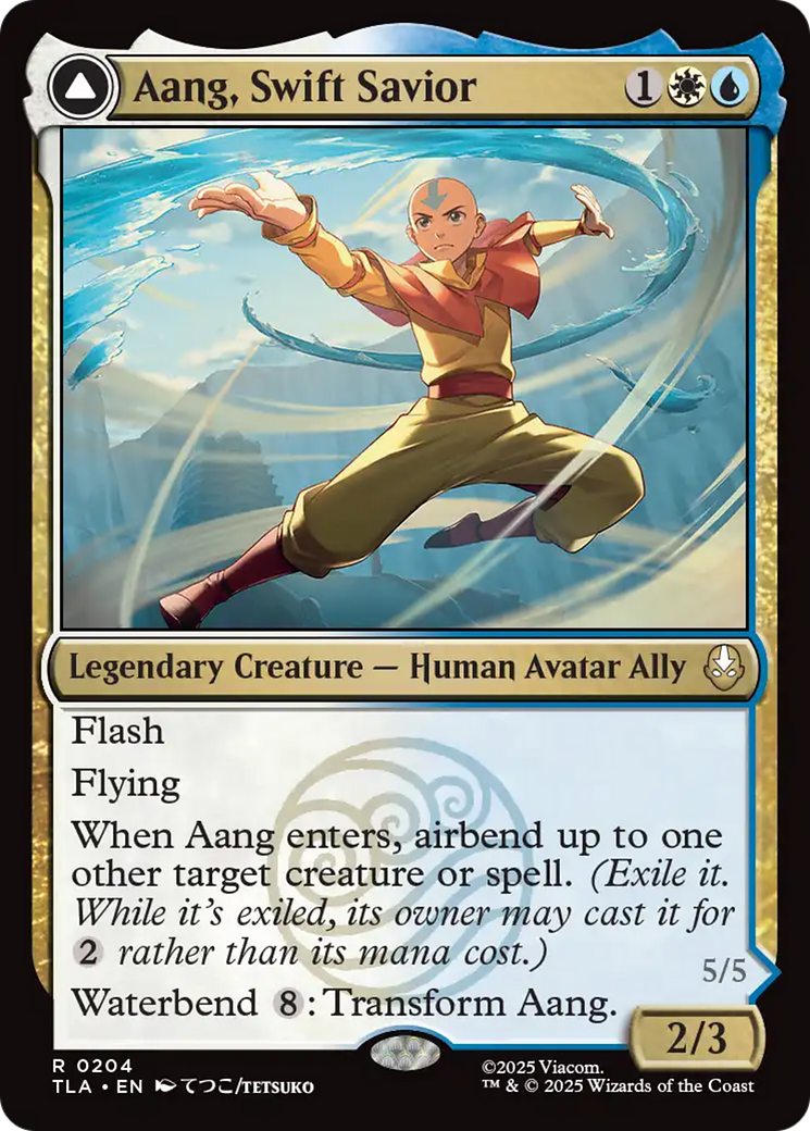Aang, Salvador Ágil / Aang, Swift Savior - Magic: The Gathering - MoxLand