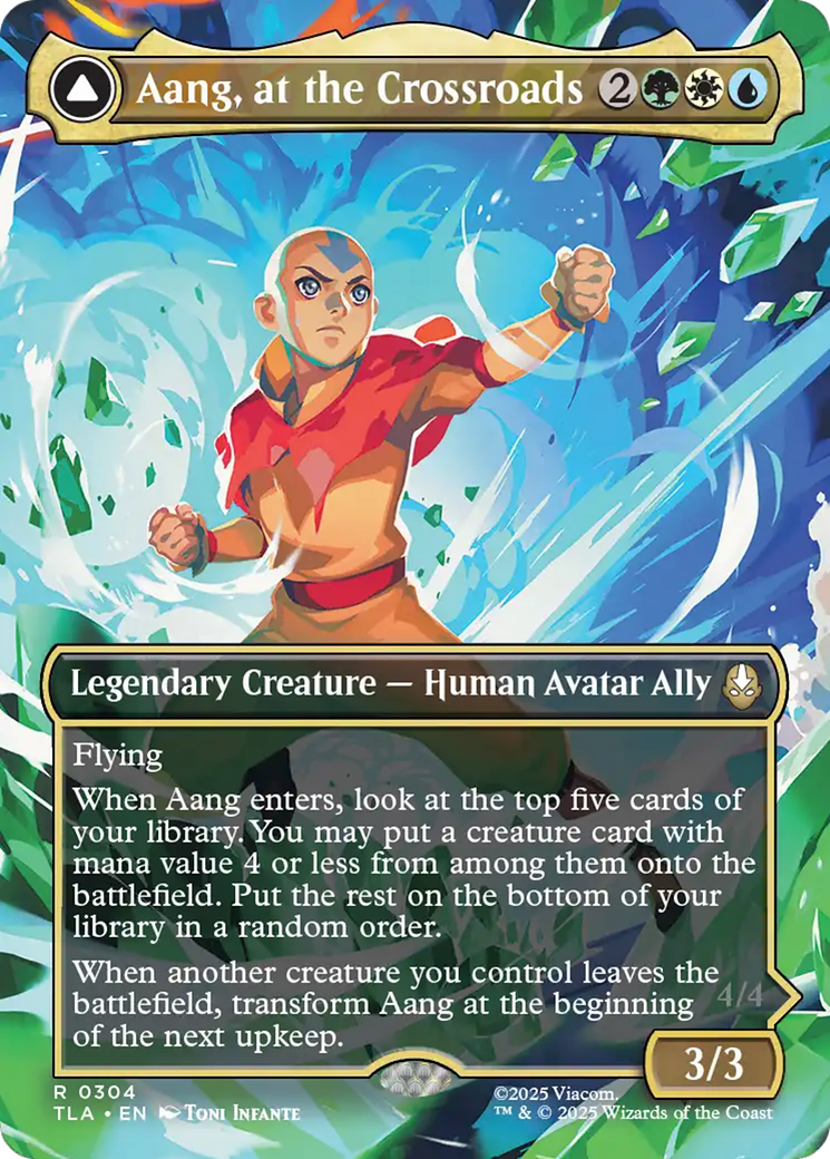 Aang na Encruzilhada / Aang, at the Crossroads - Magic: The Gathering - MoxLand