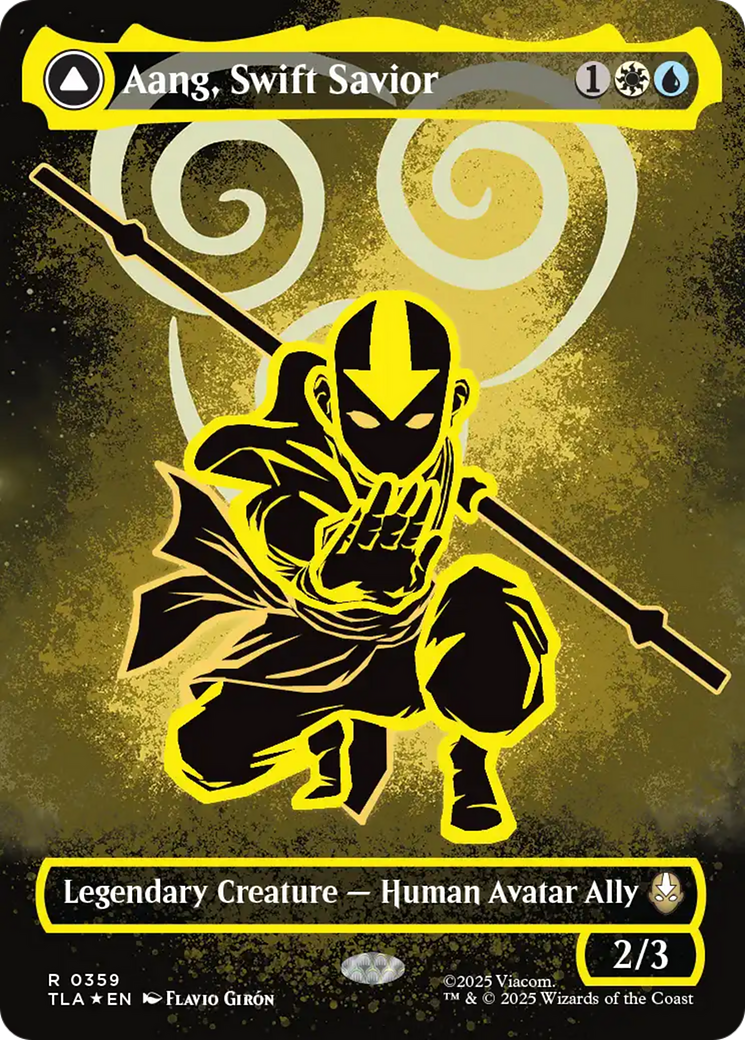 Aang, Salvador Ágil / Aang, Swift Savior - Magic: The Gathering - MoxLand
