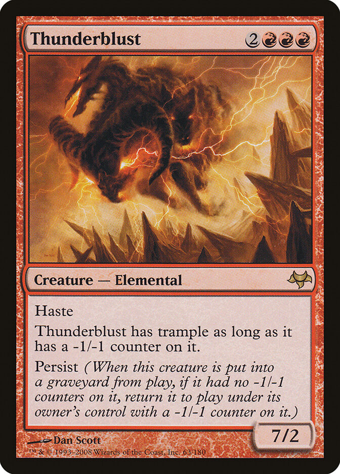 Tormenta Relampejante / Thunderblust - Magic: The Gathering - MoxLand