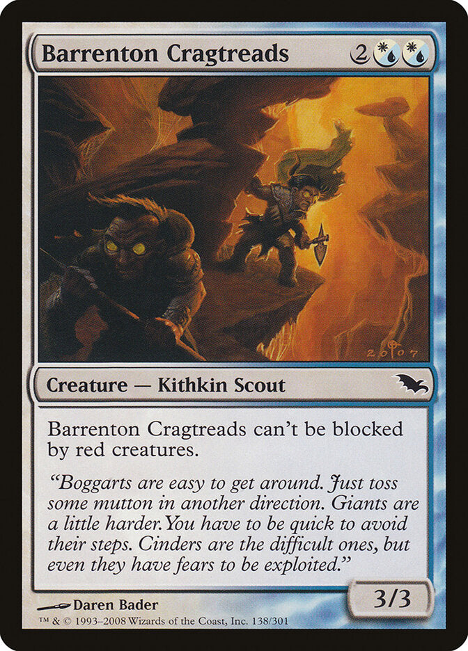 Trilha-Penhasco de Barrenton / Barrenton Cragtreads - Magic: The Gathering - MoxLand