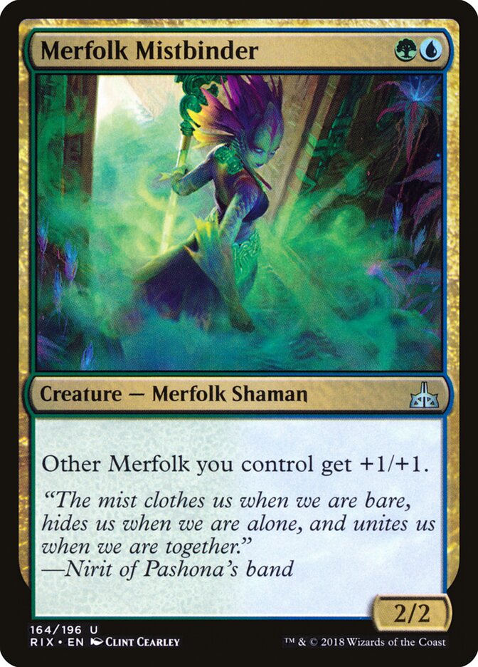 Tritã das Névoas / Merfolk Mistbin