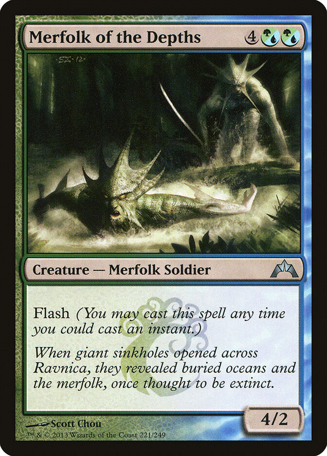 Tritão das Profundezas / Merfolk of the Depths - Magic: The Gathering - MoxLand