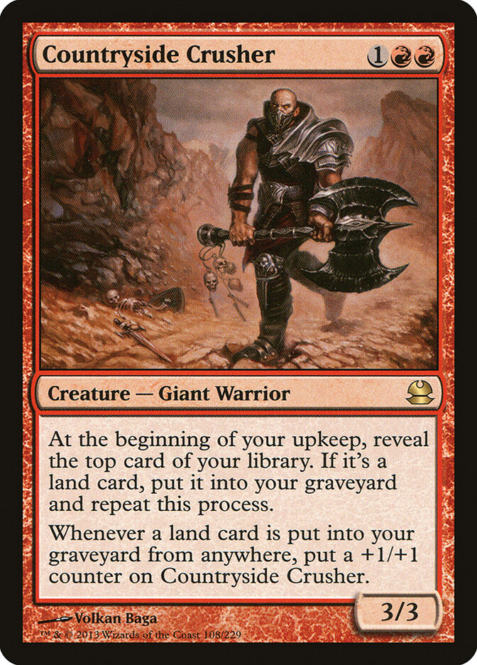 Triturador do Campo / Countryside Crusher - Magic: The Gathering - MoxLand