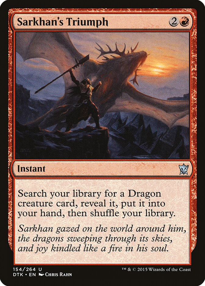 Triunfo de Sarkhan / Sarkhan's Triumph - Magic: The Gathering - MoxLand