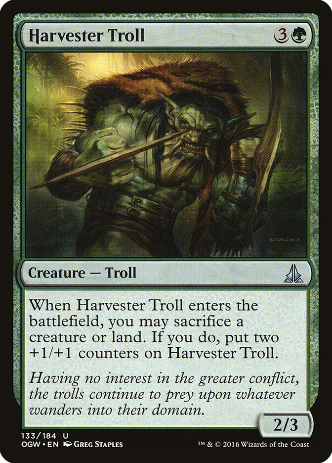 Trol Ceifador / Harvester Troll - Magic: The Gathering - MoxLand