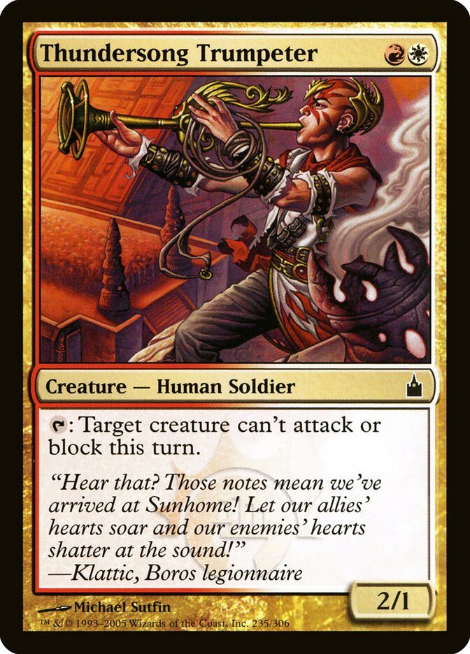 Trombeteiro Trovoada / Thundersong Trumpeter - Magic: The Gathering - MoxLand