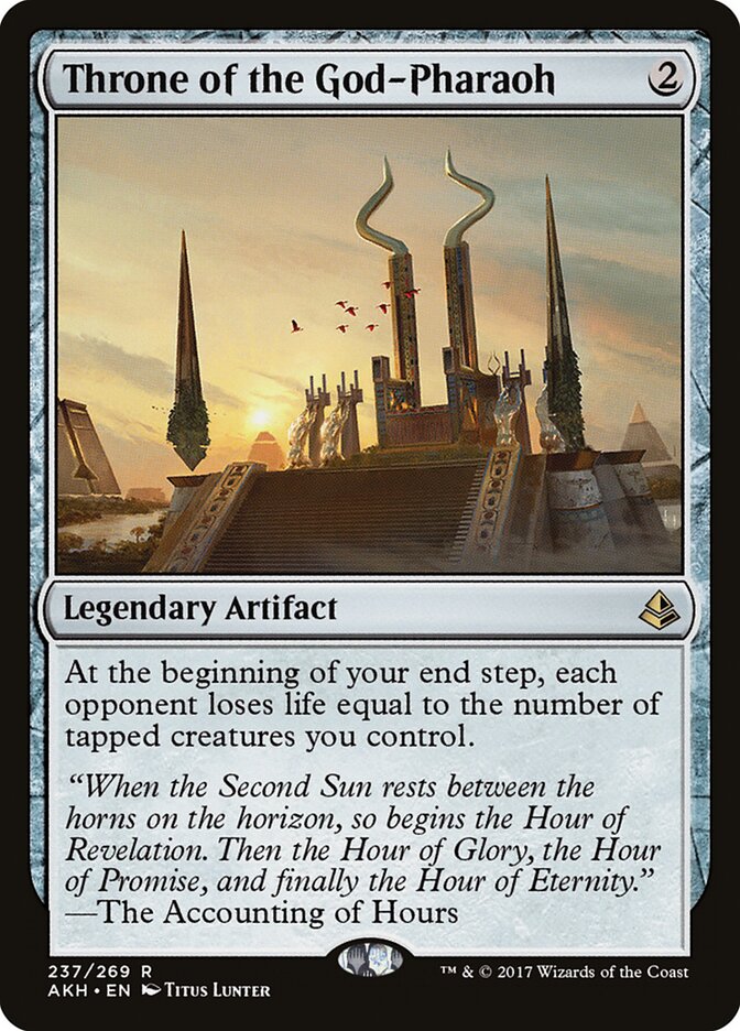 Trono do Faraó-Deus / Throne of the God-Pharaoh - Magic: The Gathering - MoxLand