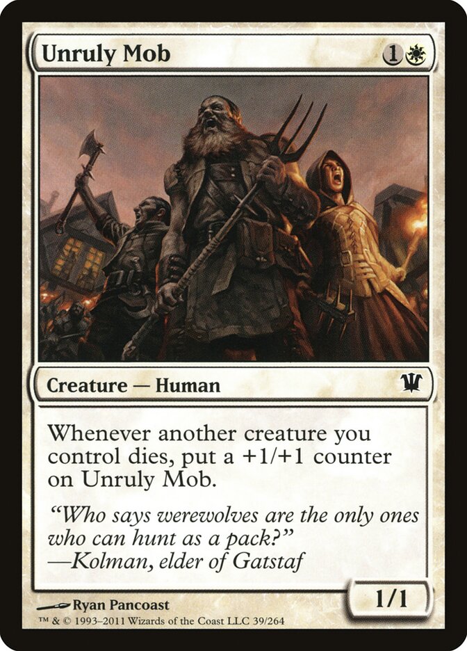 Turba Incontrolável / Unruly Mob - Magic: The Gathering - MoxLand