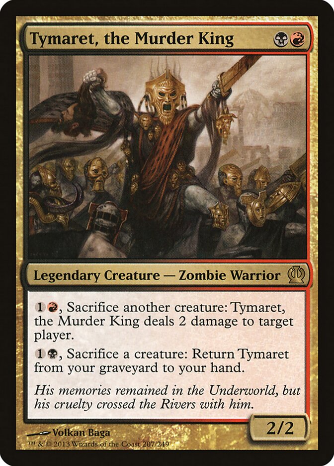 Tymaret, Rei do Assassinato / Tymaret, the Murder King - Magic: The Gathering - MoxLand