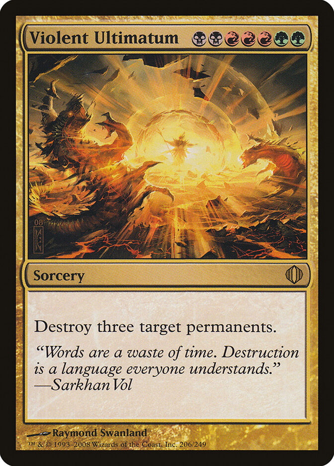 Ultimato Violento / Violent Ultimatum - Magic: The Gathering - MoxLand